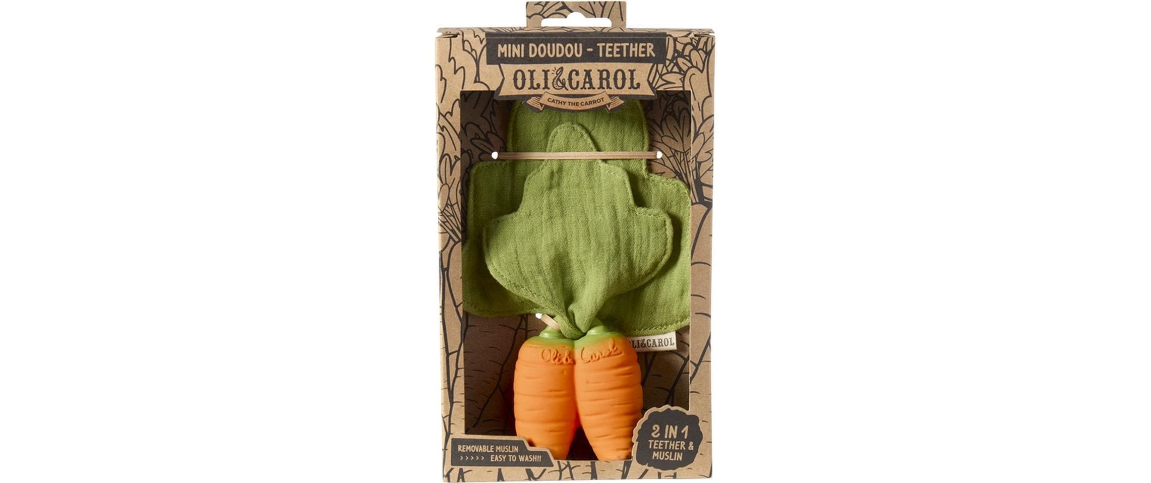 Beissring »Oli&Carol Mini Doudou Cathy Carrot«