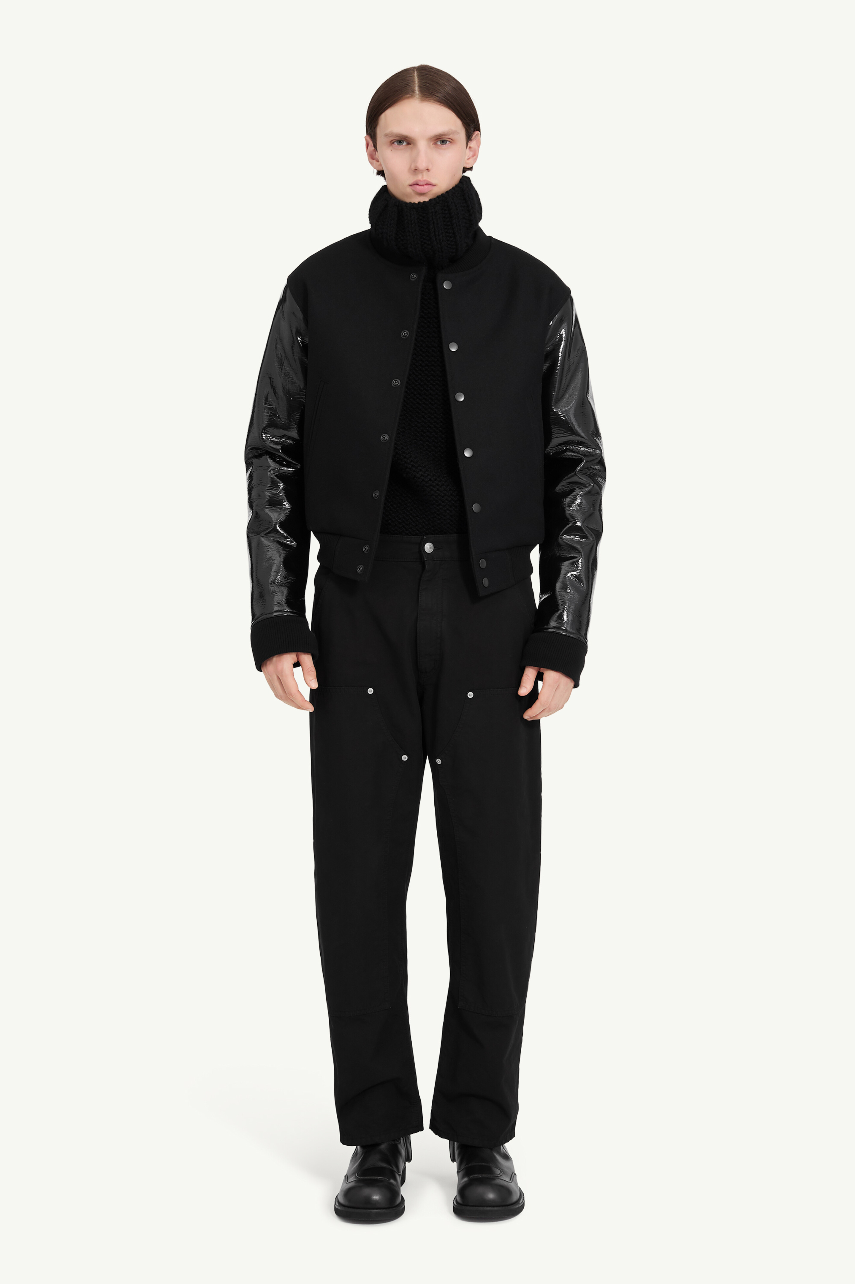 Veste varsity en laine mélangée pour homme | MM6