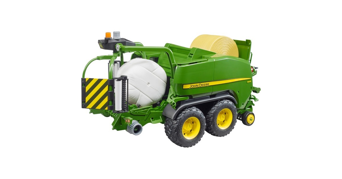 bruderJohn Deere C441 Ronde balenpers en wikkelmachine Modelvoertuig  (02032)