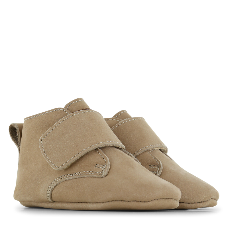 Shoesme Newborn beige Pantoffel Klettband