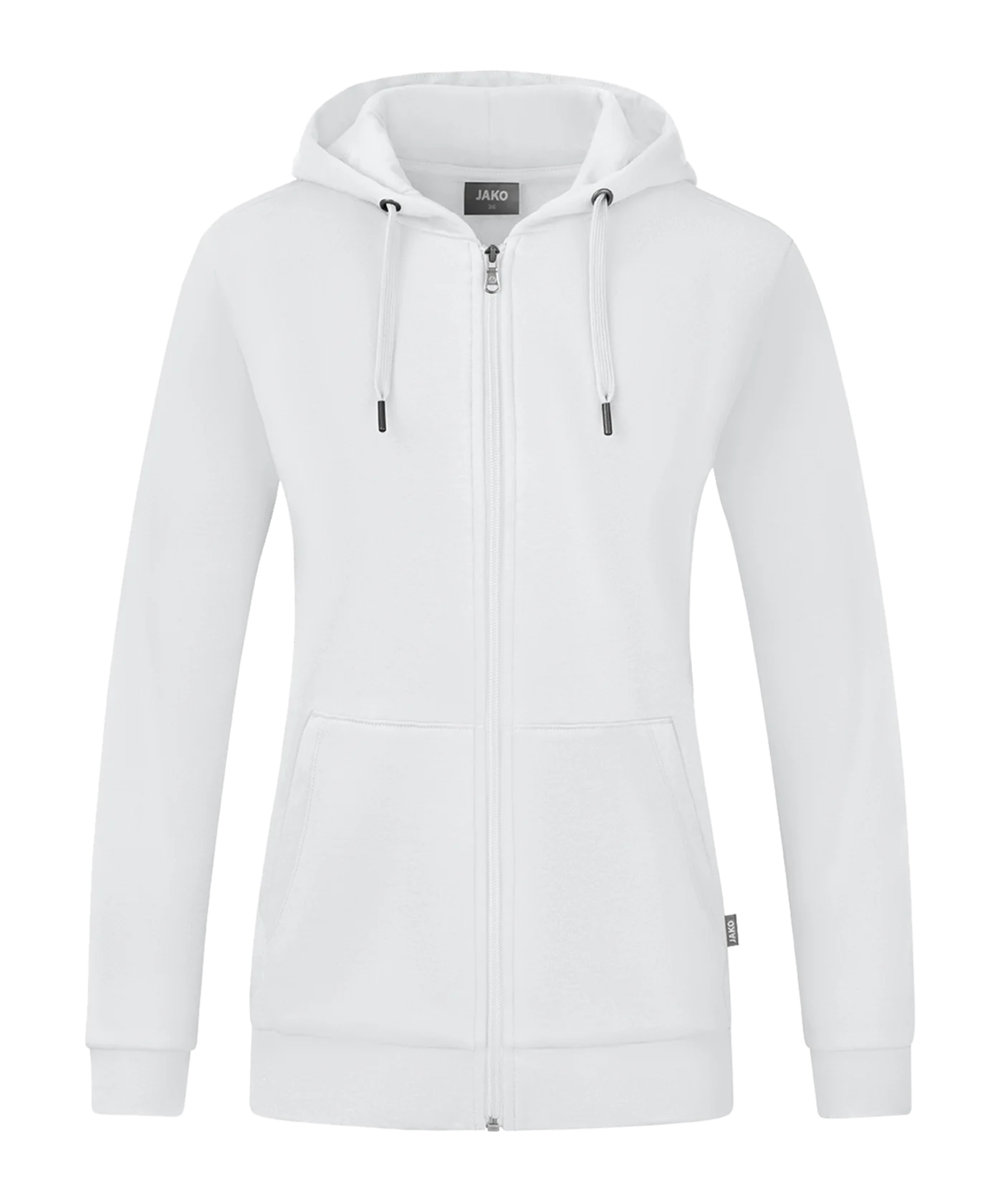 JAKO Organic Kapuzenjacke Damen Weiss F000
