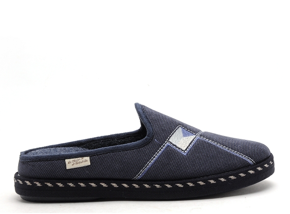 La maison de l espadrille chaussons homme 6866 5 bleu