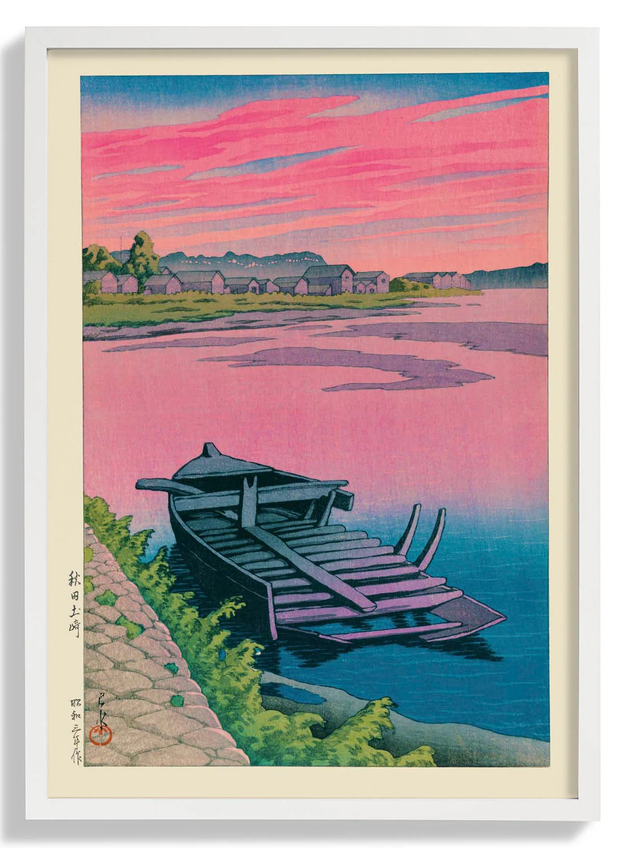 Akita Tsuchizaki von Hasui