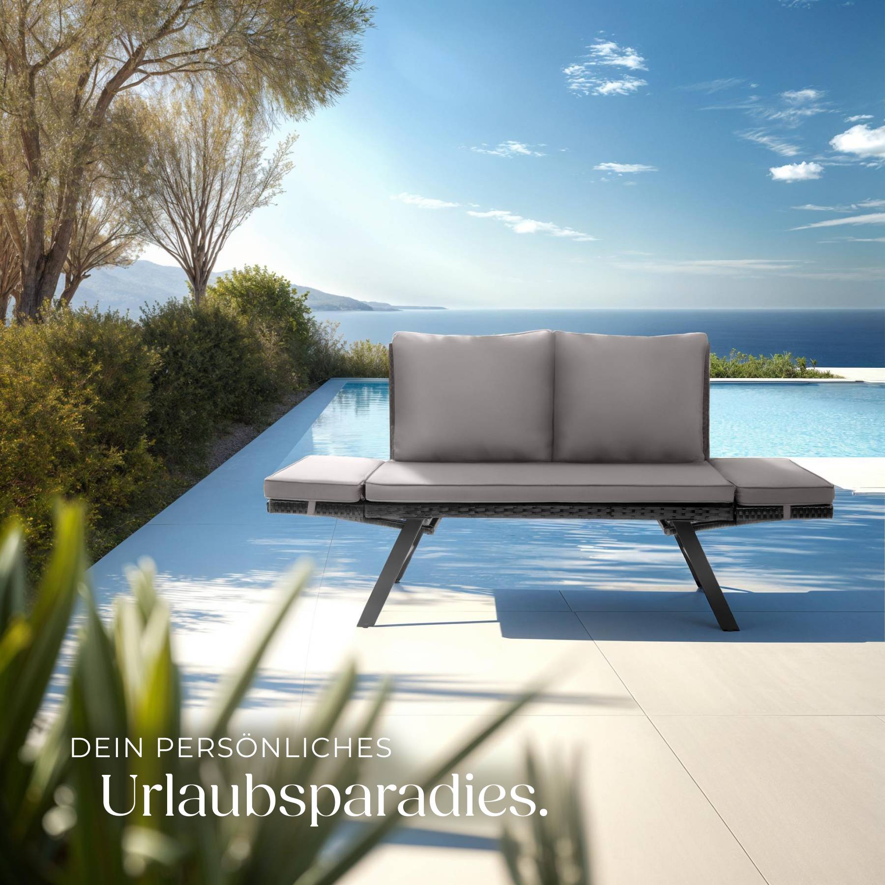 Rattan-Loungesofa Sintra