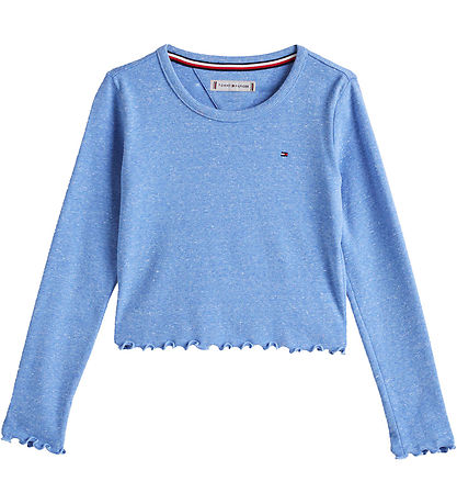 Tommy Hilfiger Bluse - Kurz geschnitten - Blue Zauber