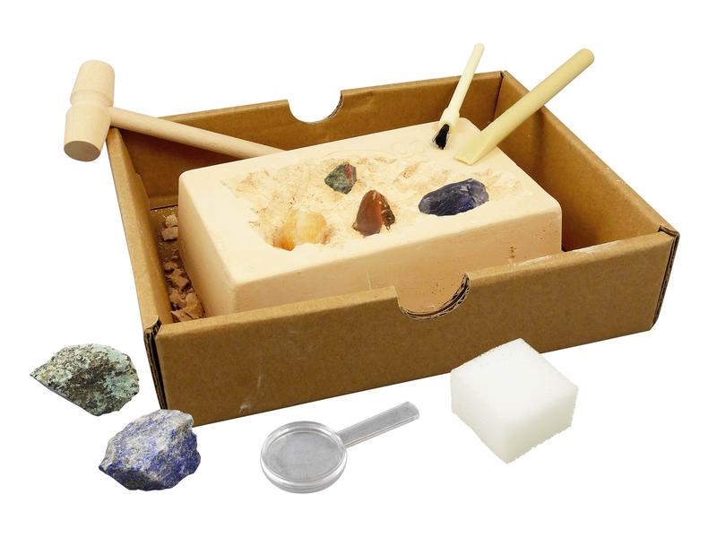 Buki Experimentierkasten DigKit Steine und Mineralien Ausgrabungs-Set
