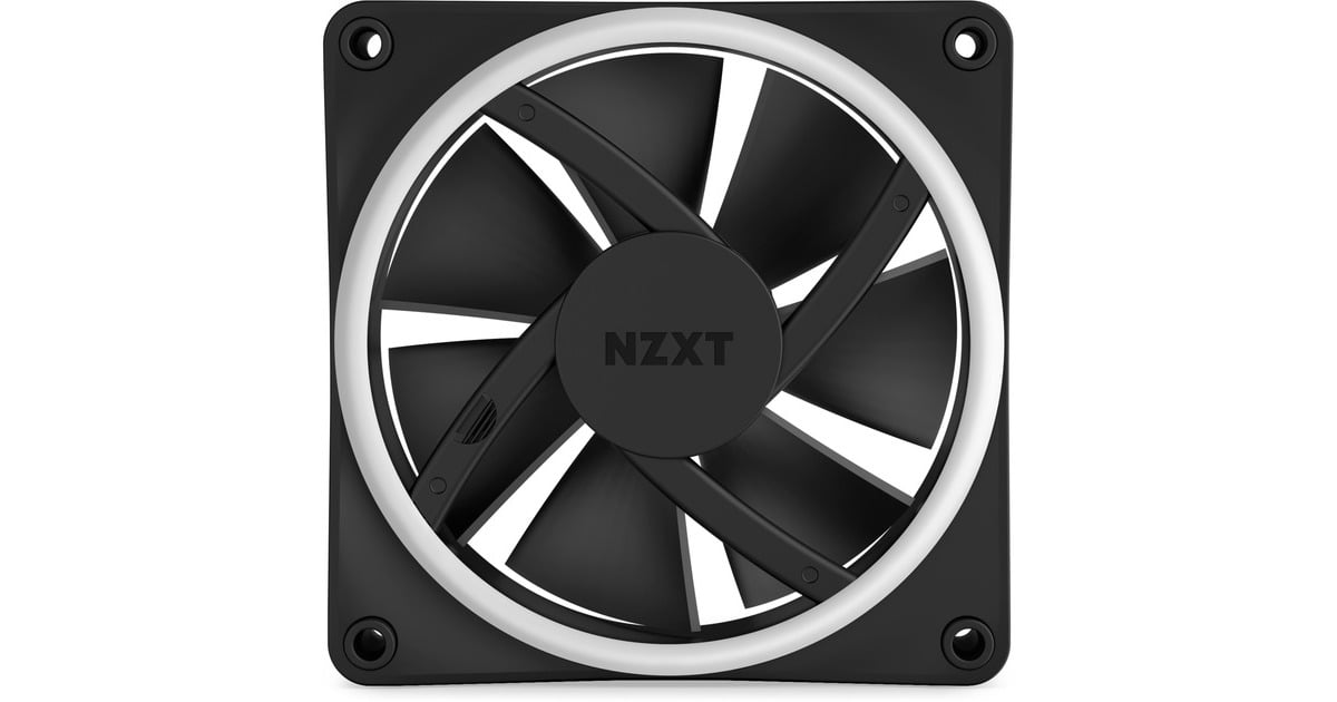 NZXTF120 RGB DUO case fan  (Zwart, 120 x 120 x 25 mm, PWM, zonder controller)