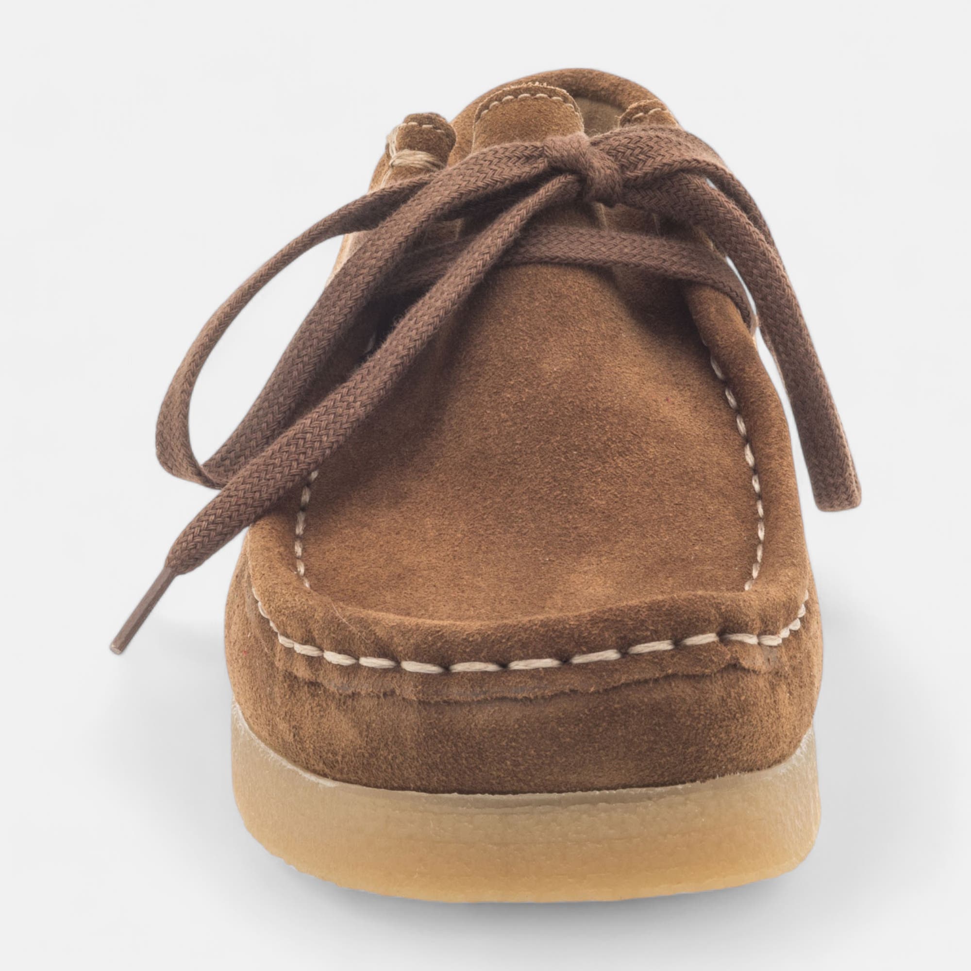 Derbies Femme en cuir cognac