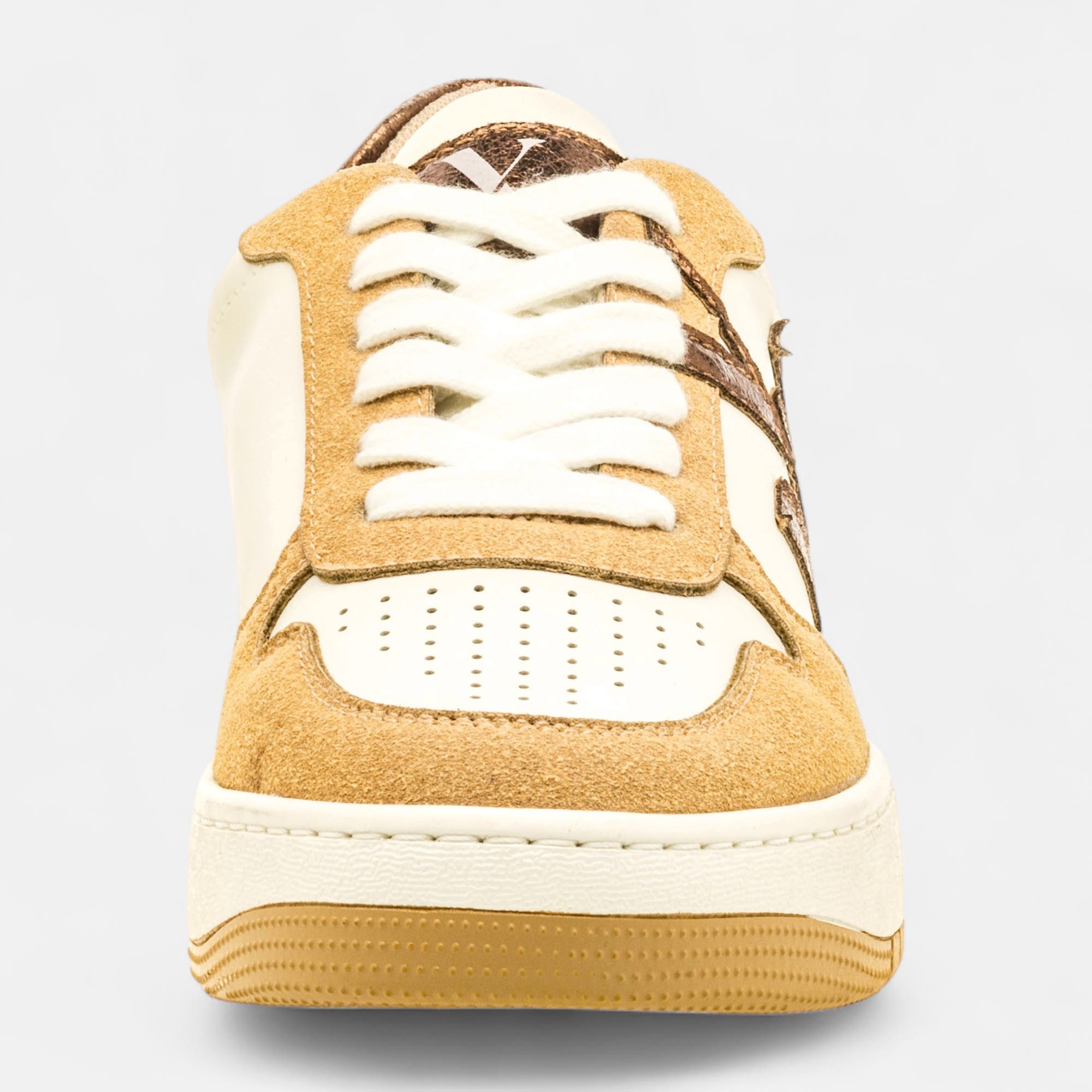 Baskets basses Femme camel