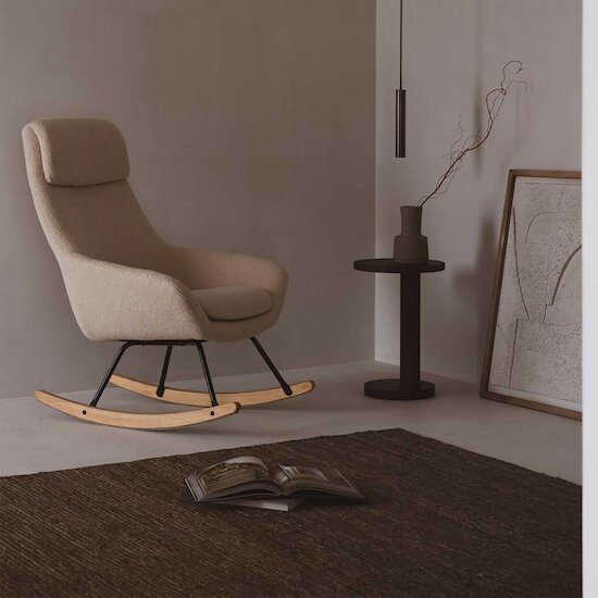 Fauteuil à bascule   Nordic Sheep Beige        de               Quax