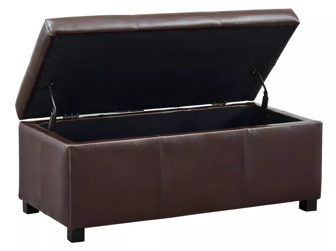 Banc coffre simili FILIPPO - Marron