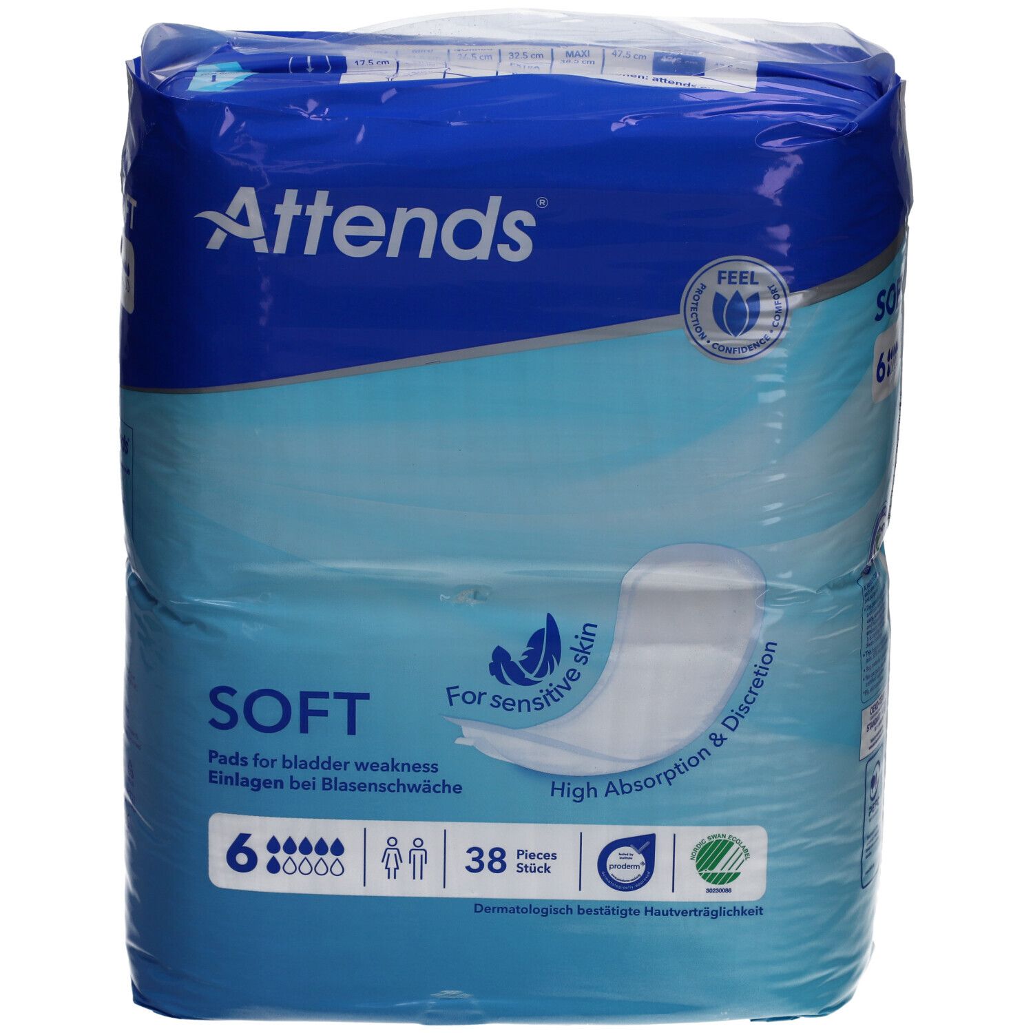 Attends® Soft 6 Einlagen