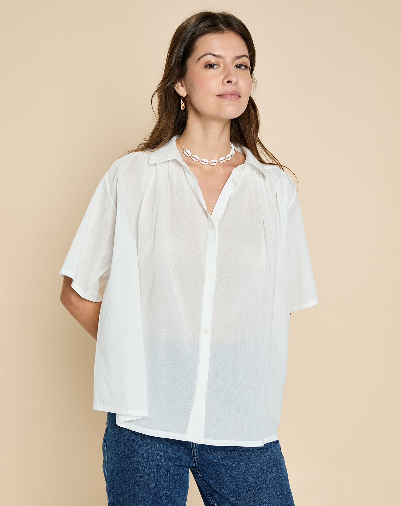 Harris Wilson Chemise Elana blanche