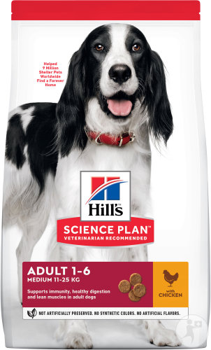 Hill's Science Plan Medium Aliment Pour Chien Adulte Au Poulet 2,5kg