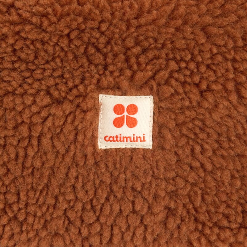 Snood bébé garçon sherpa doublé polaire marron caramel Catimini Marron