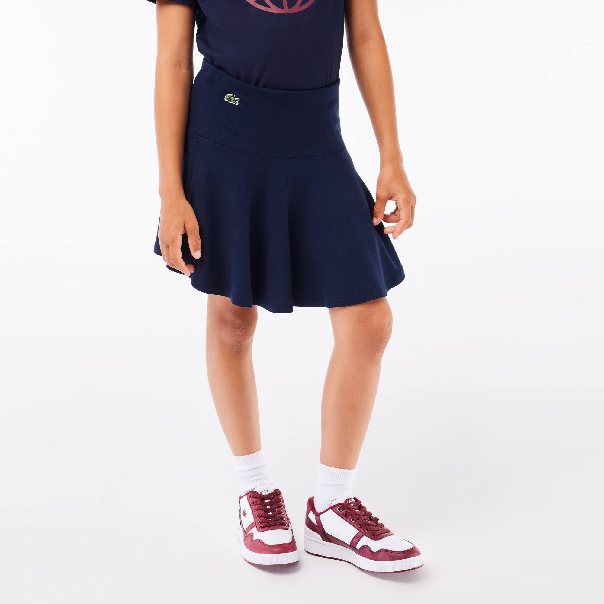 Mädchen LACOSTE-Minirock mit Stretch Hosen & Kleider - Blau - Lacoste - Mädchen