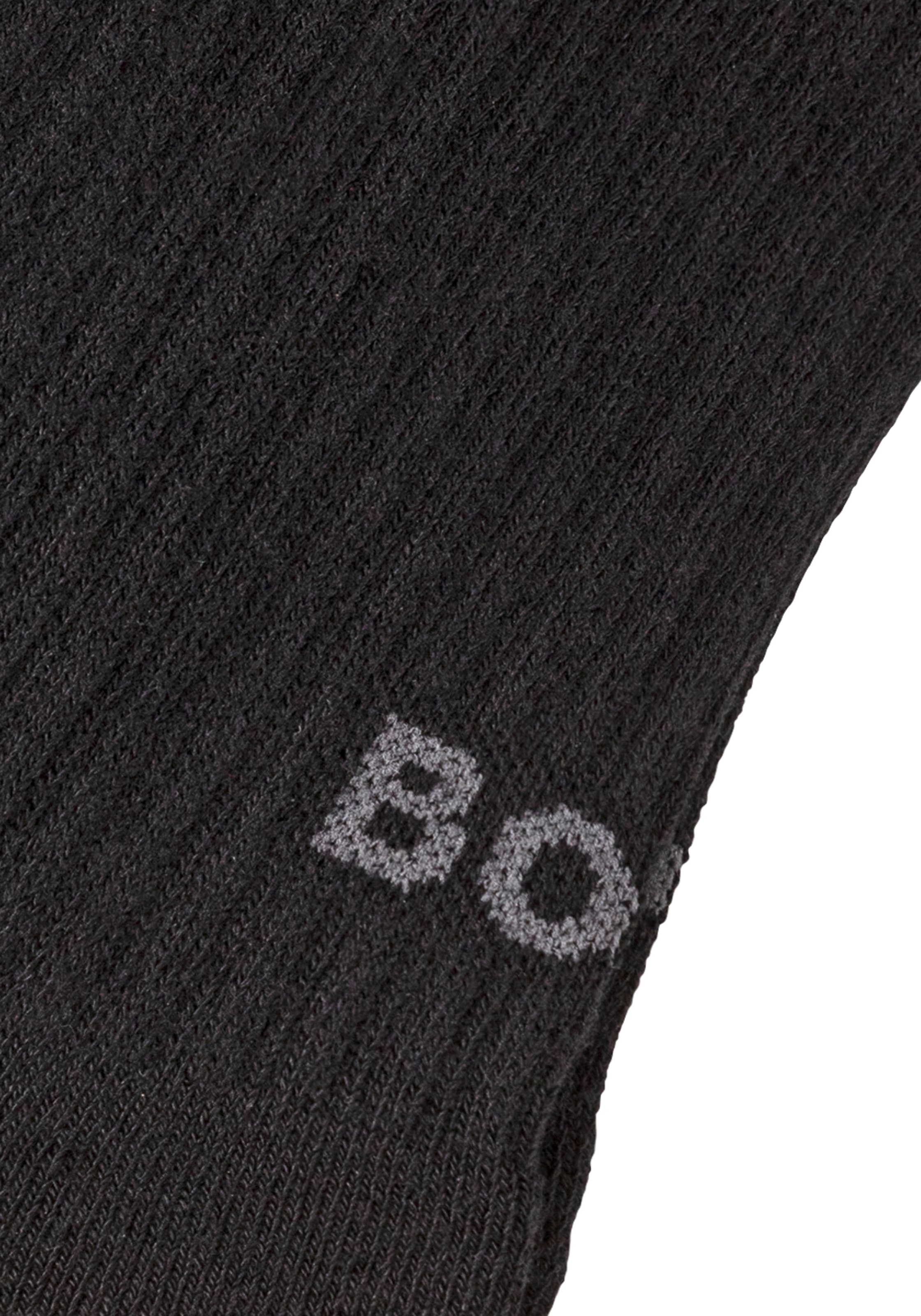 BOSS Businesssocken »3PQS Rib Logo Bam« Packung, 3 Stk. tlg. mit Kontraststreifen