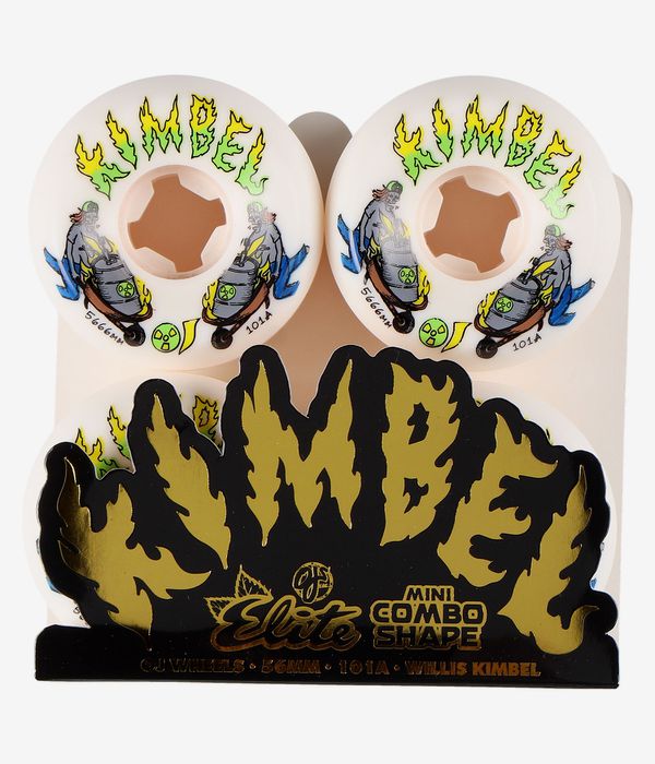 OJ Kimbel Kegger Barrel Elite Mini Combo Rollen (white) 56mm 101A 4er Pack
