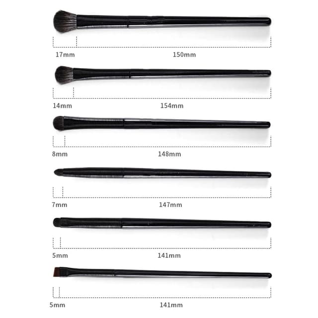 7 stk øjenskygge børste sæt Makeup øjenbryn