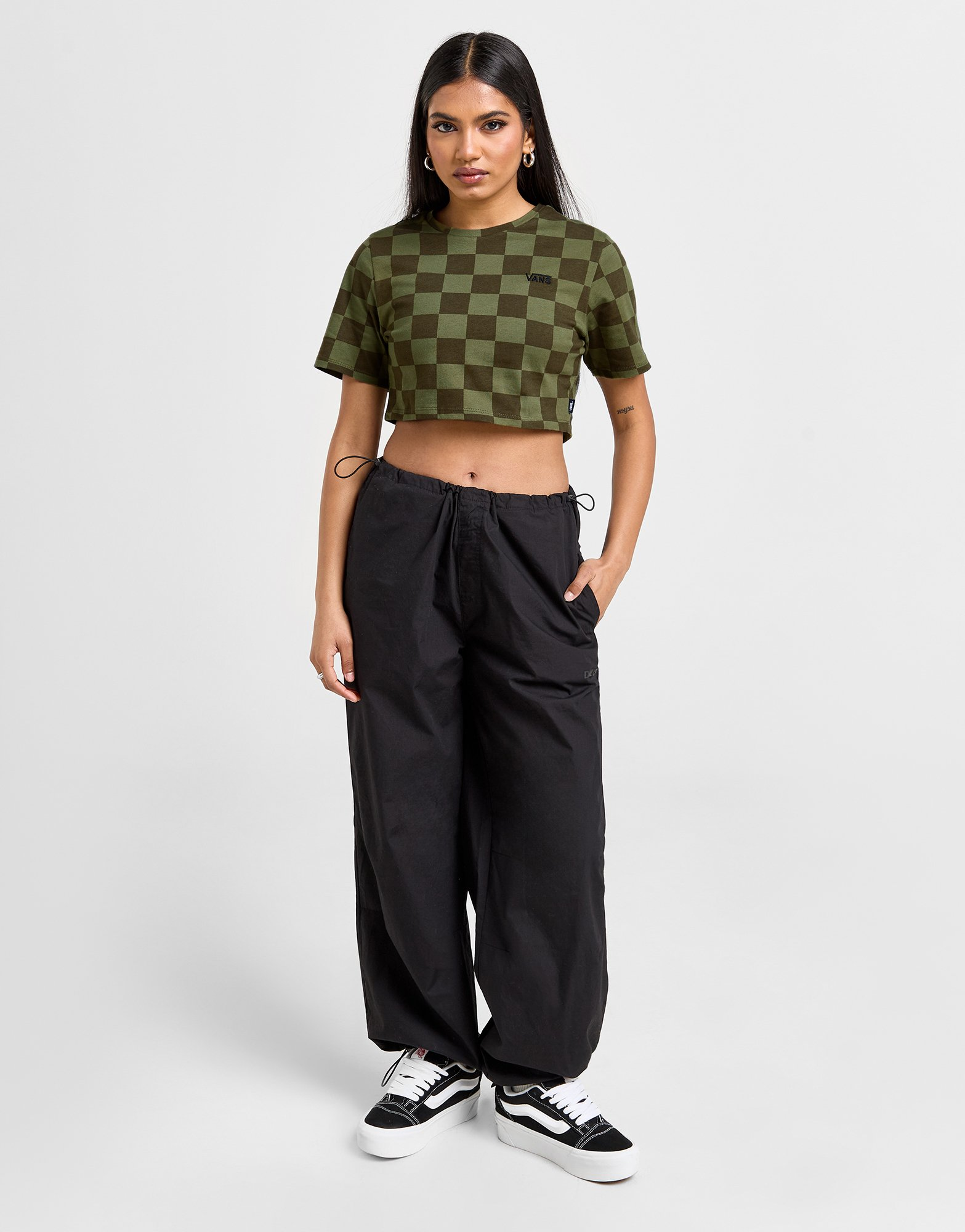 Vans T-shirt Checkerboard Slim Femme