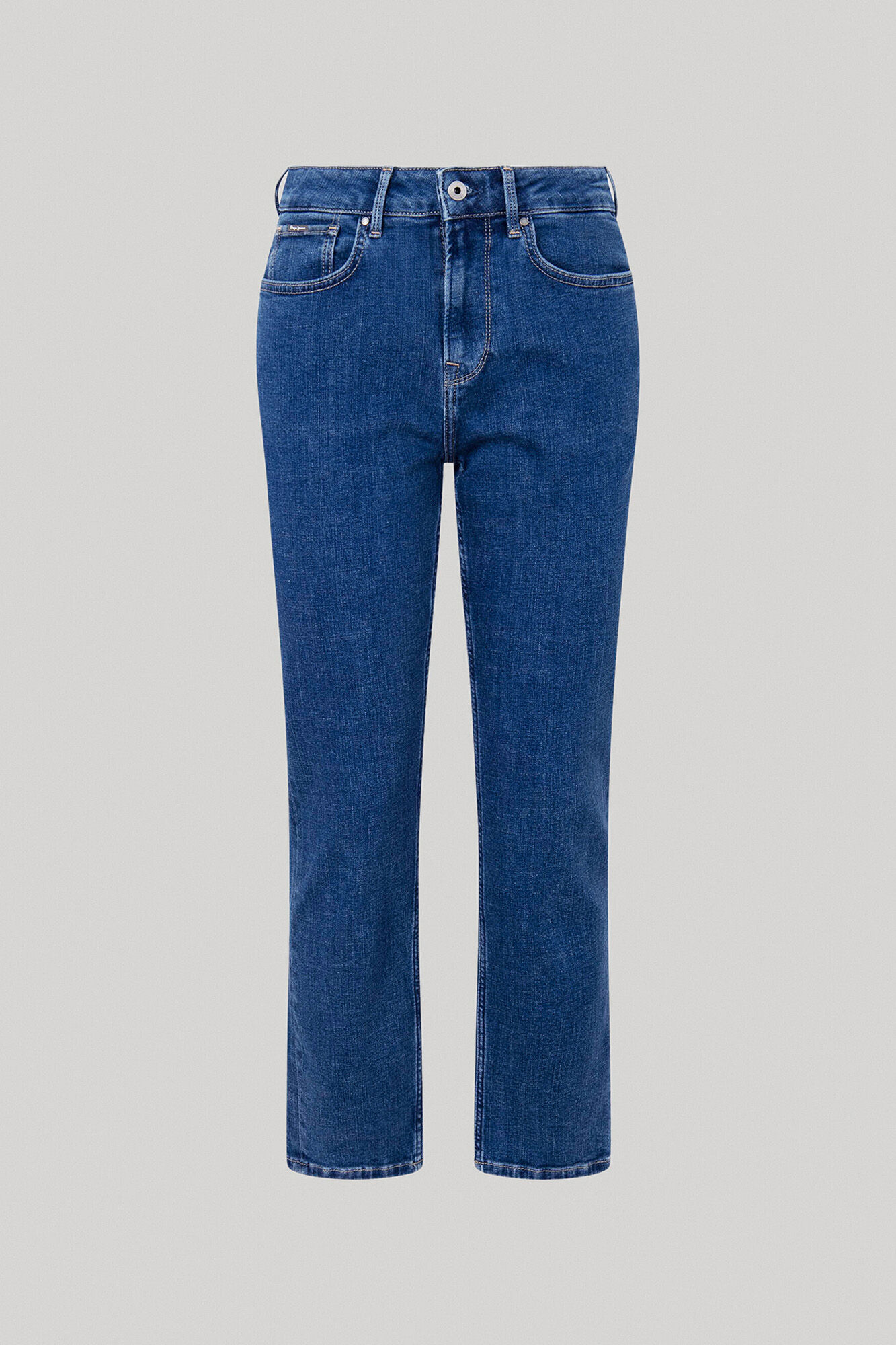 Calça jeans Mary de cintura alta e corte regular