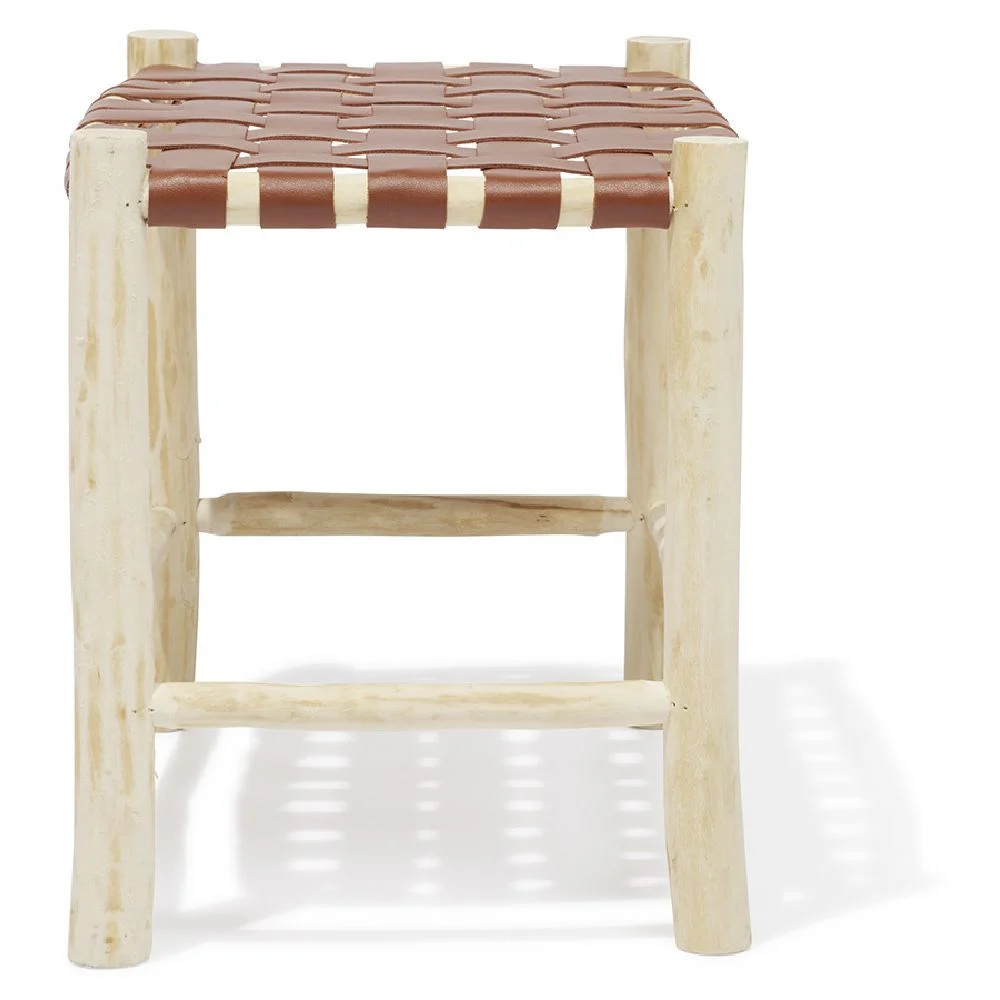 Banc bout de lit Terra bois marron - L60xP34xH43 cm