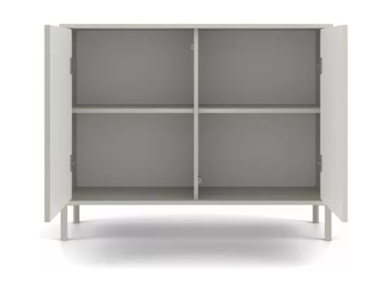 KAMARO 2D SLIM KASCHMIR bloc tiroirs Lattes Façade rainurée