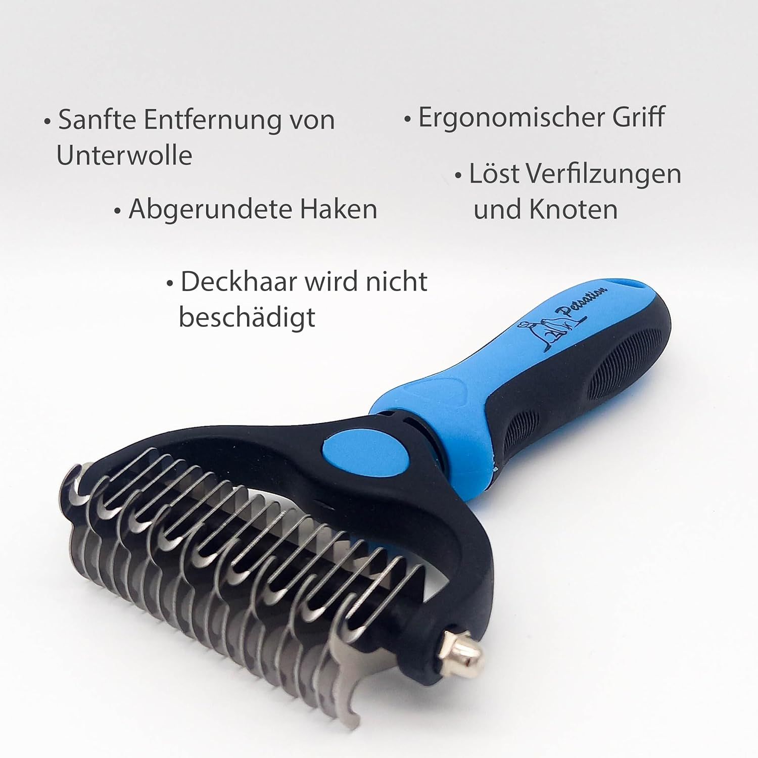 PETSATION Unterwollbürste Hundebürste