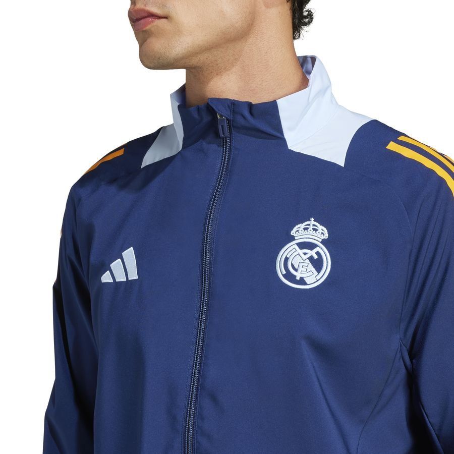Real Madrid Veste d'Entraînement Presentation Tiro 24 - Bleu/Bleu/Crew Orange