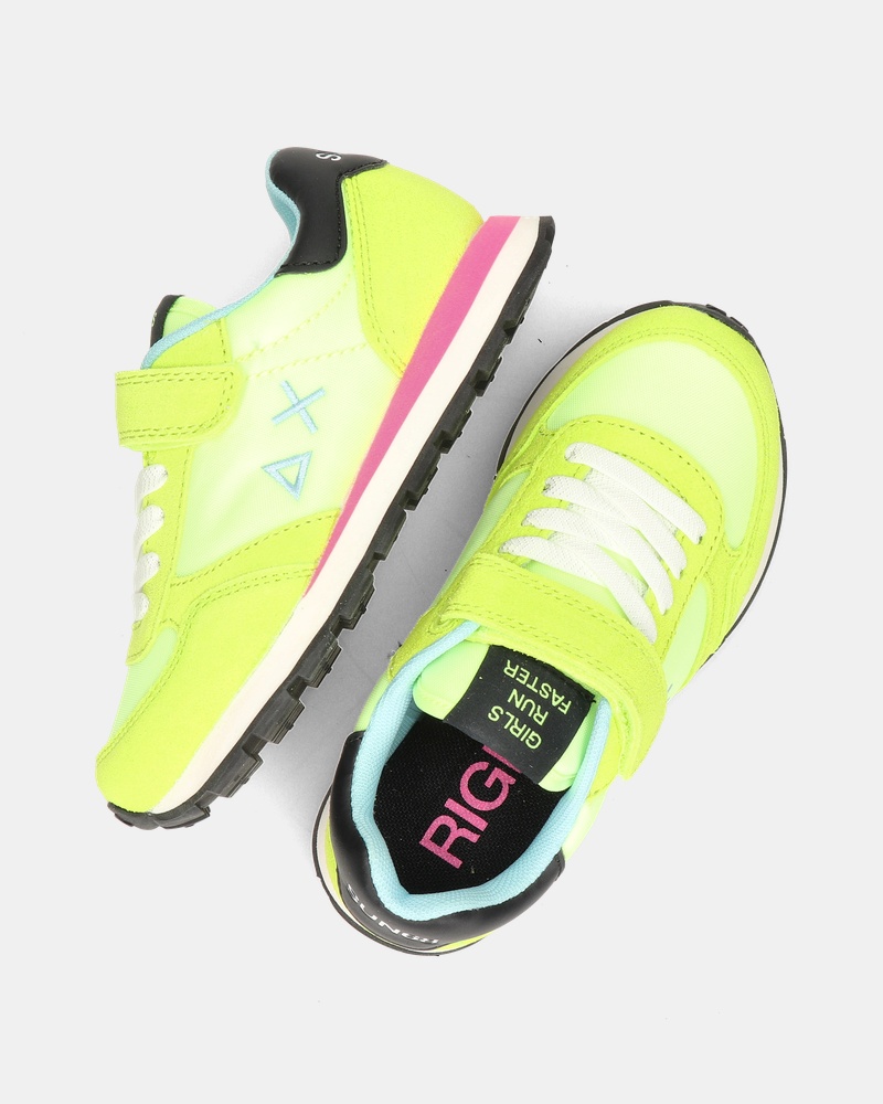 Sun 68 Girls Ally Solid Klittenbandschoenen  - geel