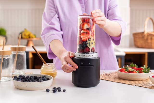 KitchenAid Go ledningsfri blender 5KSBR200BM (sort)