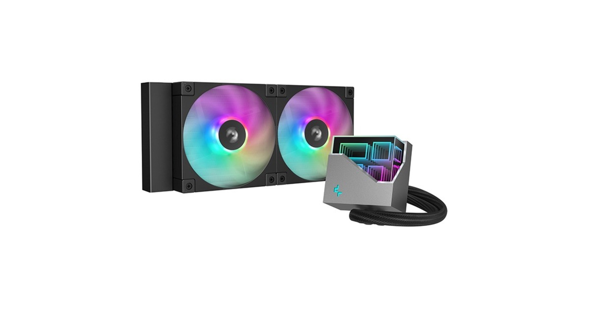 DeepCoolLT240 waterkoeling  (Zwart, 4-pins PWM fan-connector)
