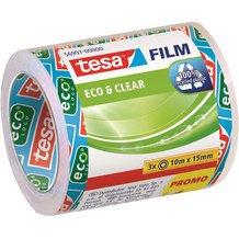 Film Ruban adhésif Eco & Clear pack éco, 15 mm x 10 m