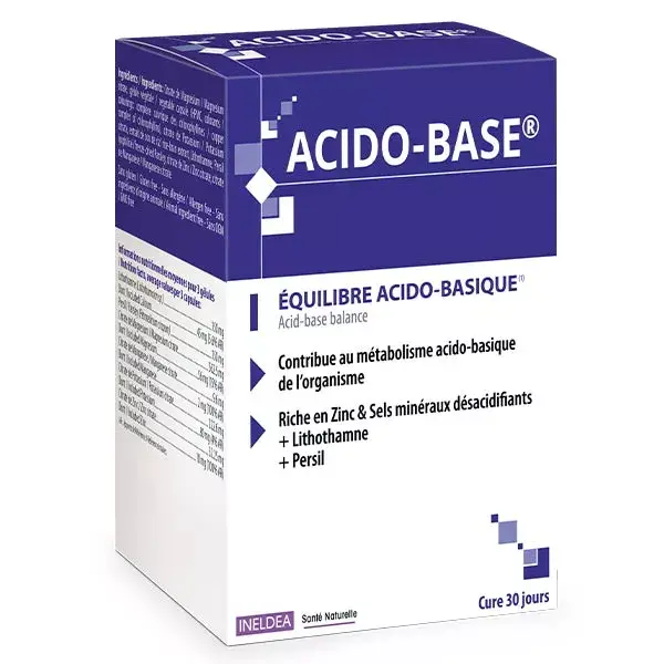 Ineldea Natural Health Ácido-Base 90 cápsulas