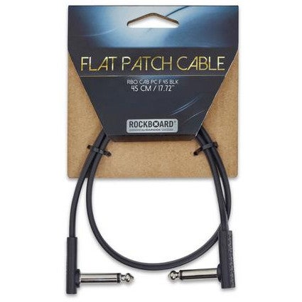 RockBoard Flat Patch Cable mono jack haaks 45 cm
