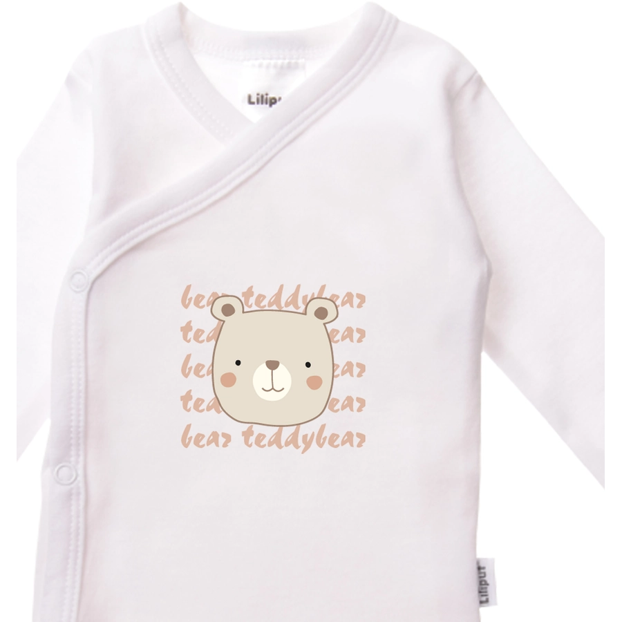 Liliput Wickelbody (Set, 2-tlg.) grau-weiss