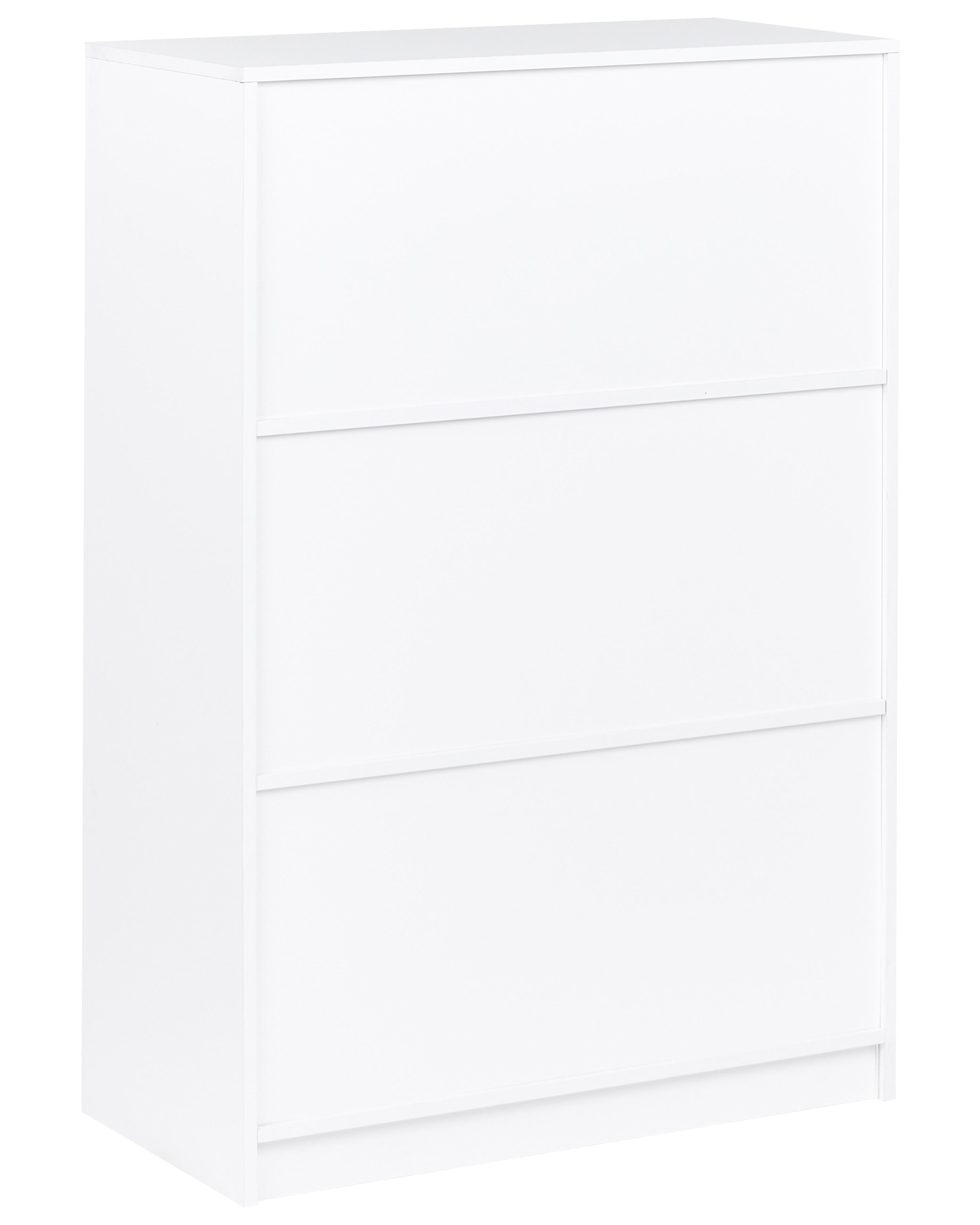 Boekenkast met 3 planken ZEHNA 117 cm Wit