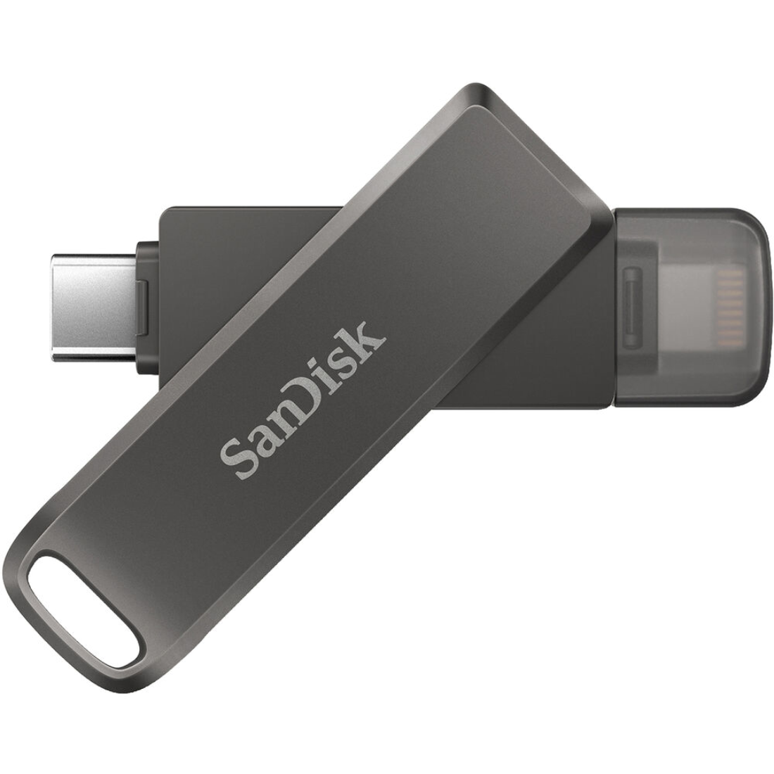(256GB) iXpand Flash Drive Luxe USB C 3.1 / Lightning Speicher Stick Flash Drive (SDIX70N-256G-GN6NE) - Schwarz