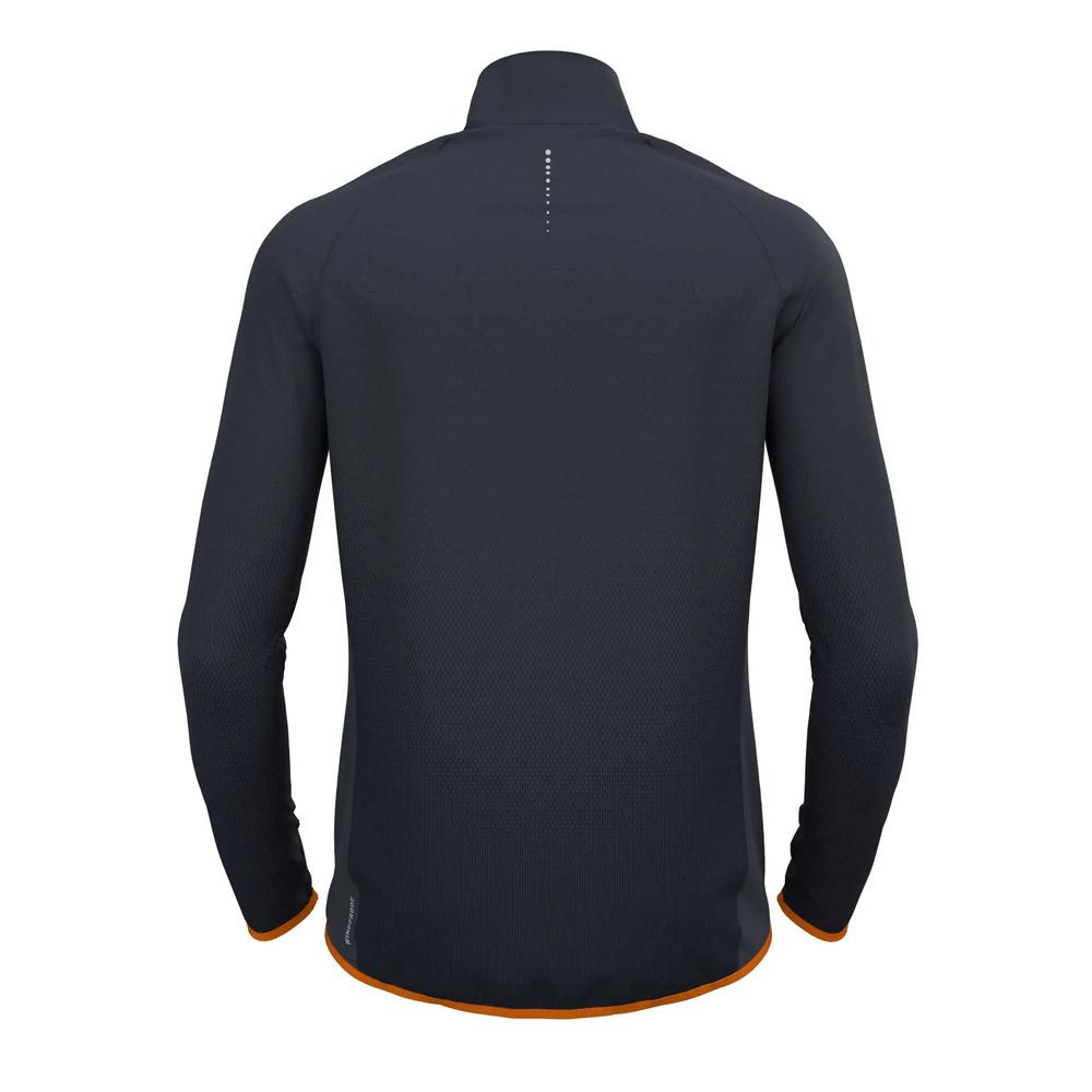 Veste de Running Gris/Orange Homme Odlo Zeroweight