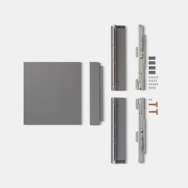 Tiroir de cuisine GoodHome Soto Anthracite l. 40 cm