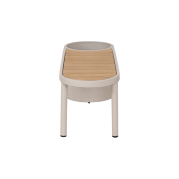 KARWEI tuinbank Nicolai 130 cm beige metaal