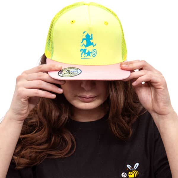 Casquette trail BV SPORT TRUCKER DBDB JAUNE