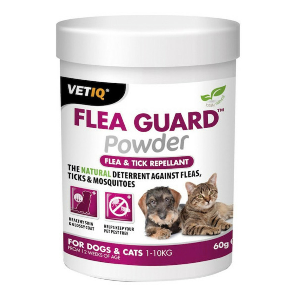 Lutte contre les insectes flea guard powder chien chats (60 g)