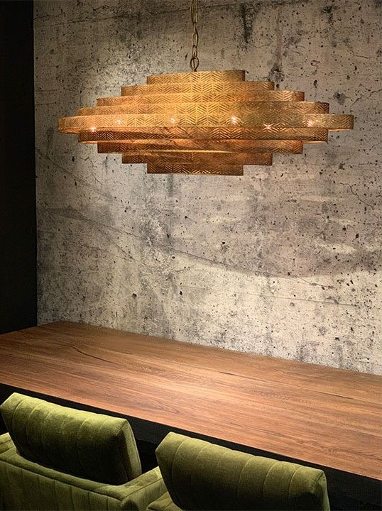 Hanglamp LB031-8+1br Vegas  | Leclercq & BouwmanB120 x D37 cm