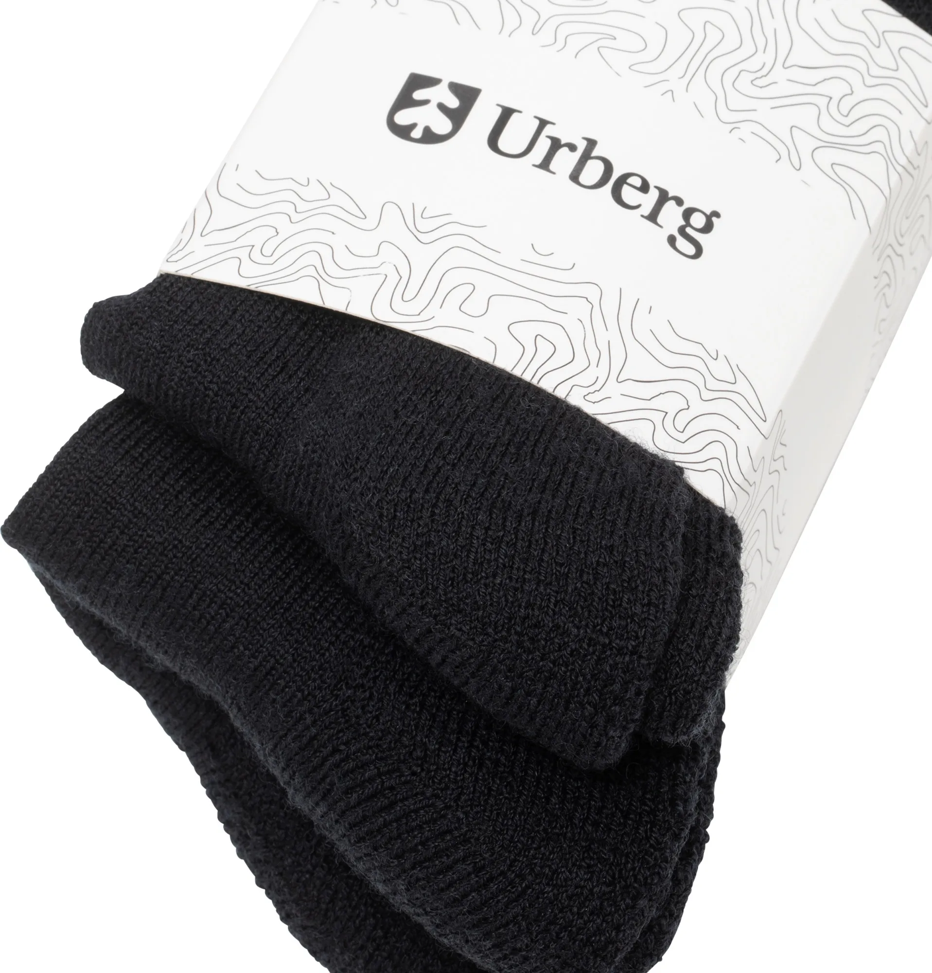 Urberg Every Day Merino Wool Sock 3p Jr Black Beauty