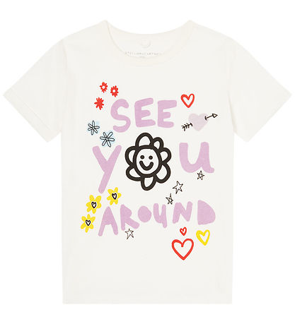 Stella McCartney Kids T-Shirt - Off White m. Print