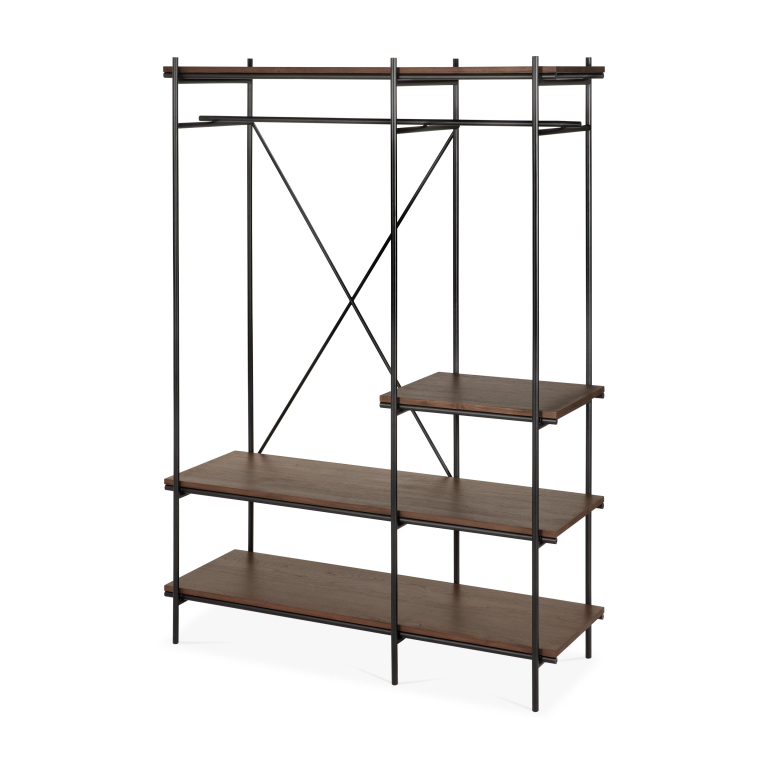 Ethnicraft Oscar stellingkast 140x50 teak bruin