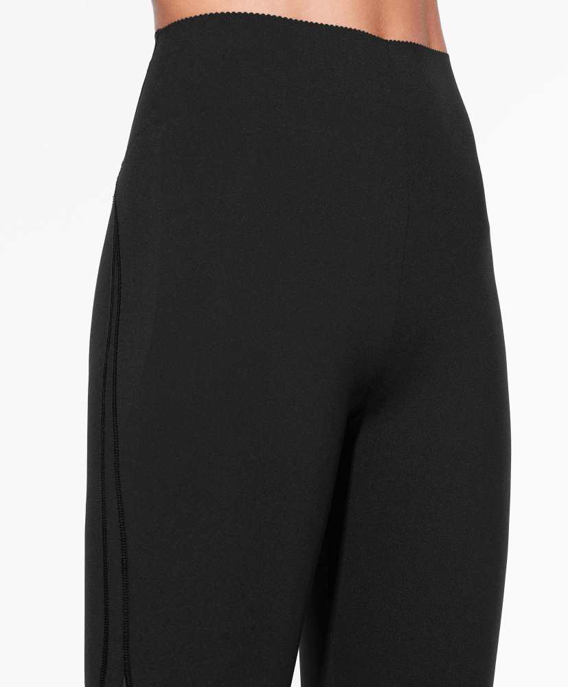 Leggings de compressão em malha nos tornozelos com altura de 65 cm