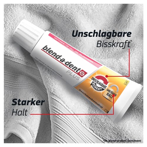 Blend-a-dent Plus Unschlagbare Bisskraft Haftcreme, Geschmacksneutral