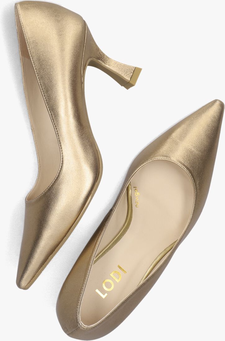 LODI ros&eacute;gouden lodi pumps jona
